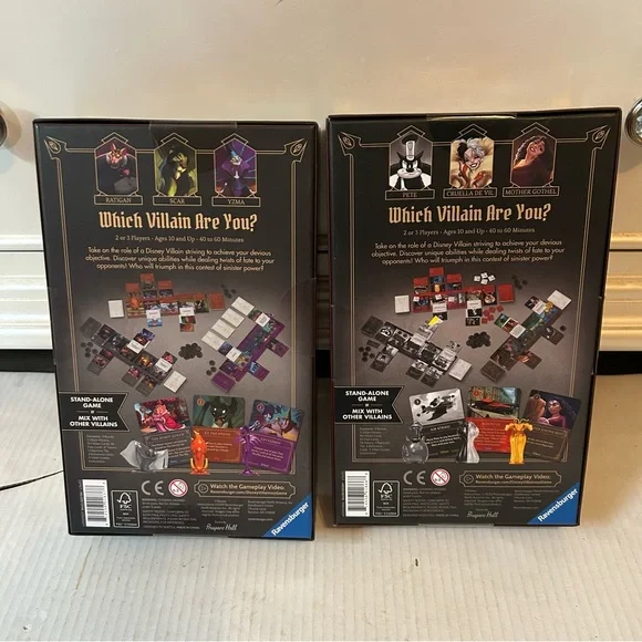 NEW Disney Villainous Board Games Evil Comes Prepared + Perfectly Wretched - Picture 2 of 2